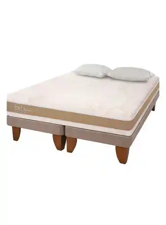 Paris Cama europea rilassati smart compacto 2 plazas long base dividida + almohadas cic oferta