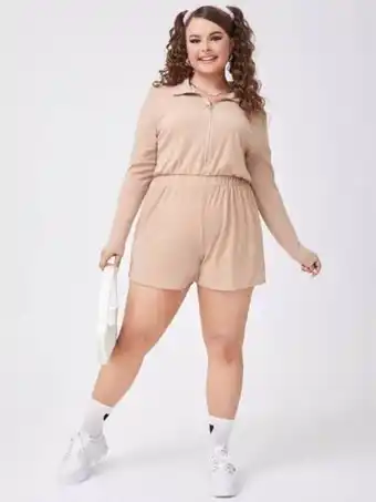 Shein Mono con aro o con cremallera media tejido de canalé oferta