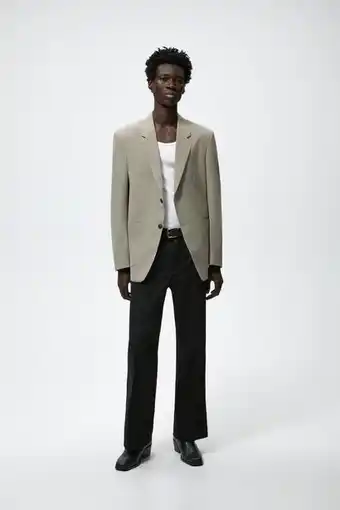 Zara Pantalón confort flare oferta