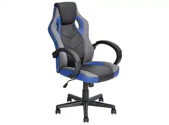 Ripley Silla gamer pu flow ergonómica escritorio - azul oferta
