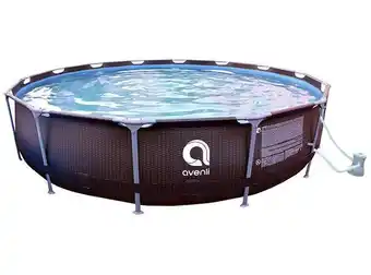 Ripley Piscina redonda con filtro 10825l 84x427cm café oferta