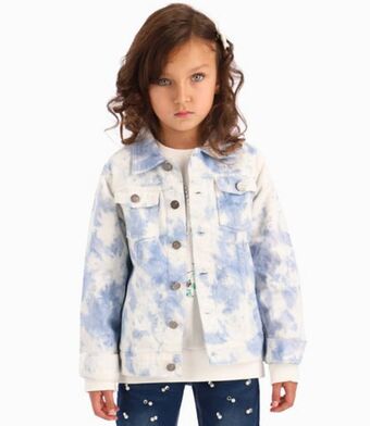 Limonada Chaqueta tie dye niña 100% algodón celeste limonada oferta