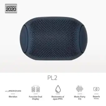 Falabella Parlante bluetooth portatil lg xboom go pl2 meridian audio oferta