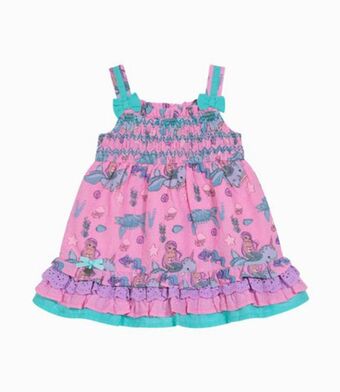 Limonada Vestido pucará jr bebé palo rosa limonada oferta