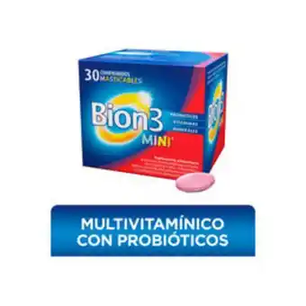 Salcobrand Bion3 mini con vitaminas minerales y probióticos 30 dosis oferta