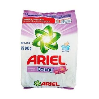 Supermercado El Trébol Detergente ariel downy polvo 800 gr oferta