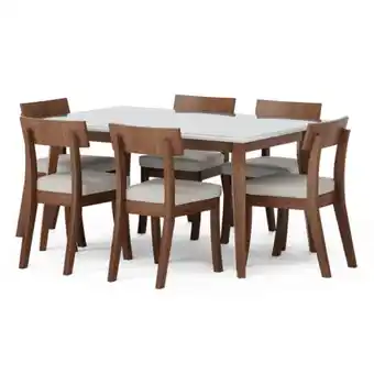 Magasa Juego comedor venecia rectangular 6 sillas oferta