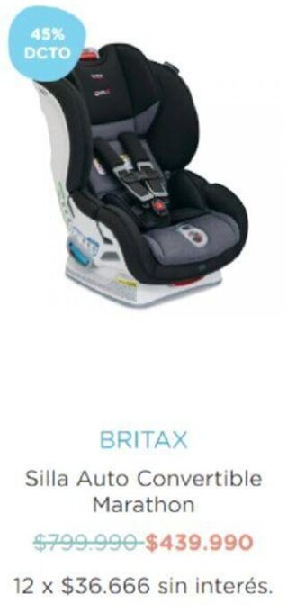 Infanti Britax Silla Auto Convertible Marathon oferta