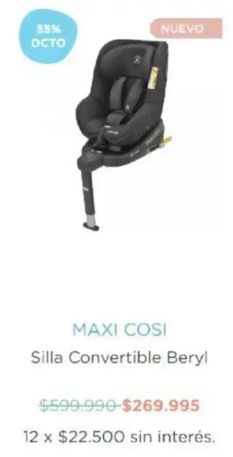Infanti Maxi Cosi Silla Convertible Beryl oferta