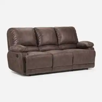 Rosen Sofá reclinable bucarest 3 cuerpos café oferta