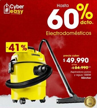 Easy Karcher Aspiradora polvo y agua 1000W oferta