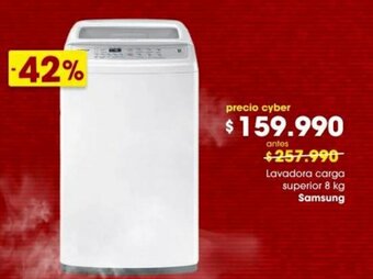 Easy Samsung Lavadora carga superior 8 kg oferta