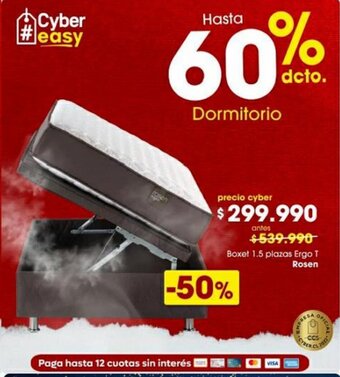 Easy Rosen Boxet 1.5 plazas Ergo T oferta