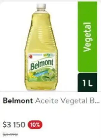 Lider Belmont Aceite Vegetal oferta