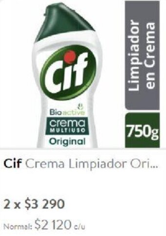 Lider Cif Crema Limpiador Original 750g oferta