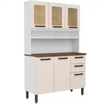 Falabella Kit mueble cocina de metal origens arena 120x192x48 cm oferta