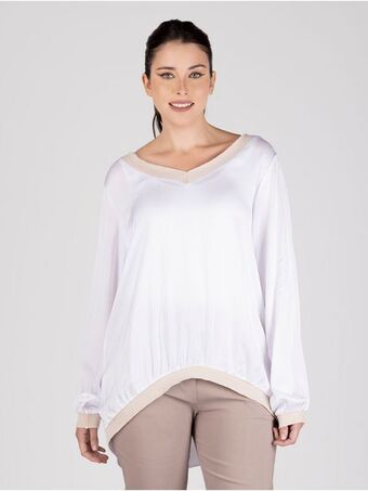 Lineatre Blusa blanco lineatre oferta