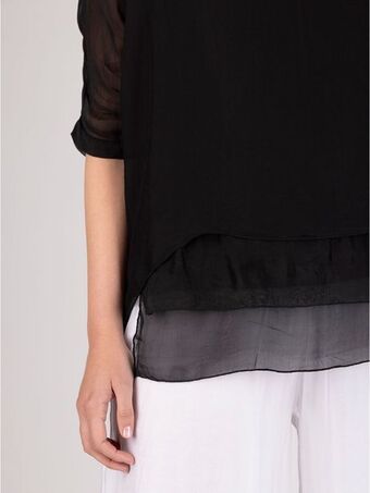 Lineatre Blusa negro lineatre oferta