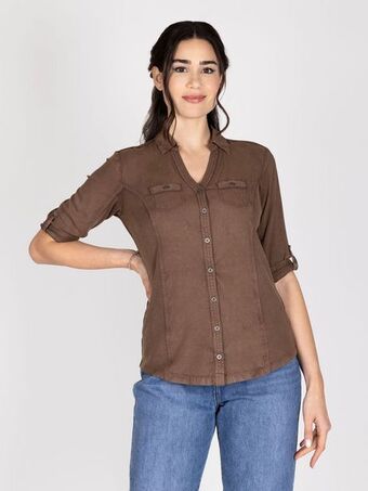 Lineatre Blusa con botones lineatre oferta