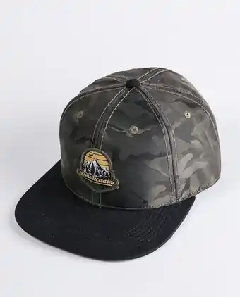 Gorra plana con bordado para hombre