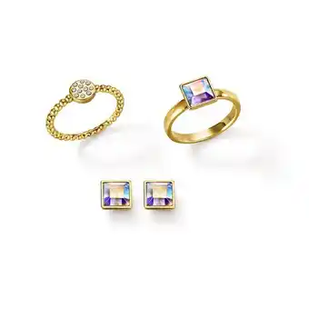 Ésika Estuche anillos + aretes diamond sky oferta