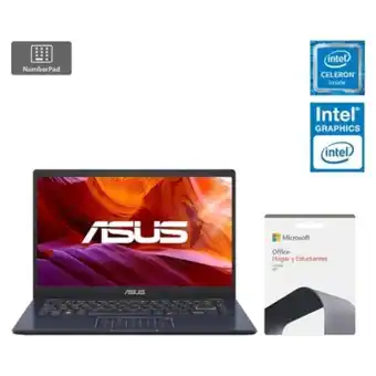 Falabella Notebook asus laptop e410ka-bv168ws intel celeron 4gb ram 128g emmc 14" hd oferta