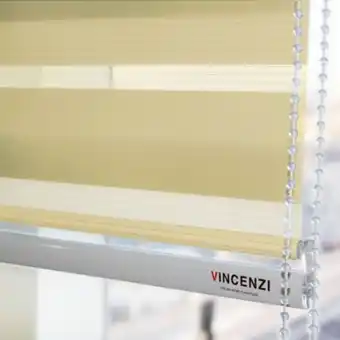 Falabella Cortinas roller duo día/noche zebra 2.4 x 2.4 beige oferta