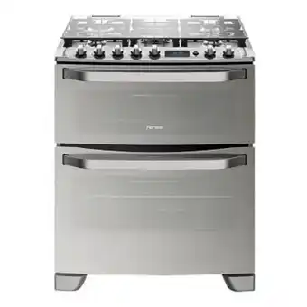 Falabella Cocina a gas 5 platos reflex doble horno oferta