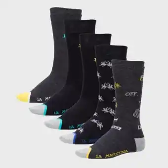 Falabella La martina pack de 5 calcetines de vestir hombre oferta