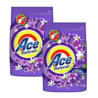 Supermercado El Trébol Ace naturals polvo campos de lavanda 3 kg (2 unidades) oferta