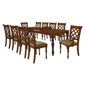 Falabella Juego de comedor murano 8 sillas + 2 sitiales oferta