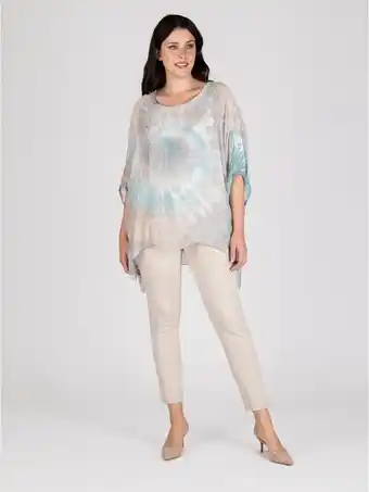 Lineatre Blusa gris lineatre oferta