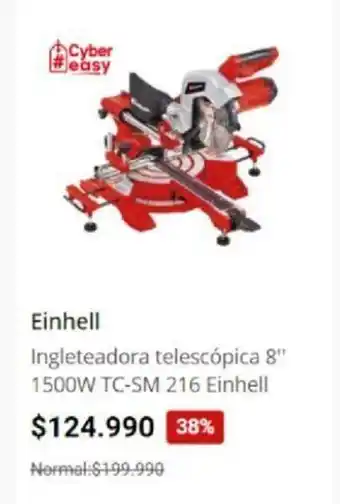 Easy Einhell Ingleteadora telescopica 8" 1500W TC-SM 216 oferta