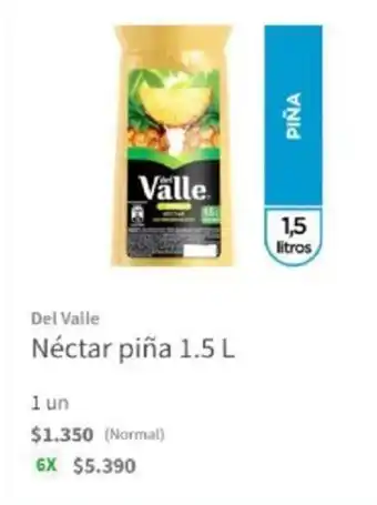 Del Valle Nectar piña 1.5 L