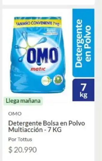 Tottus Omo Detergente Bolsa en Multiaccion - 7 kg oferta