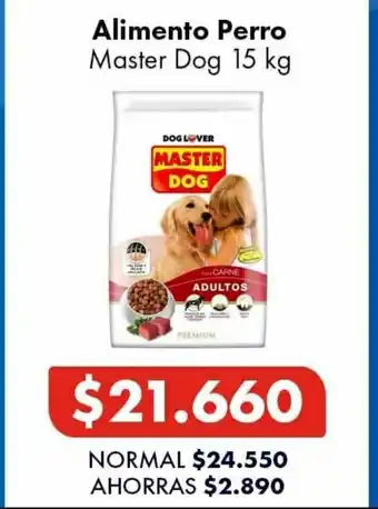 Super Bodega a Cuenta Master Dog Alimento Perro 15 kg oferta