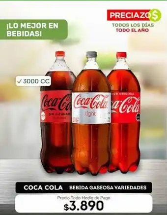 Tottus Coca Cola Bebida Gaseosa Variedades oferta