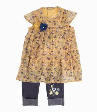 Limonada Conjunto floreado bebé niña mostaza limonada oferta