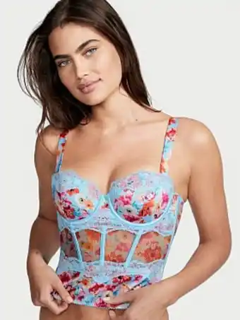 Victoria's Secret Floral lace balconette corset top oferta