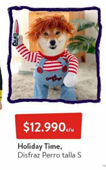 Lider Holiday Time Disfraz Perro talla S oferta