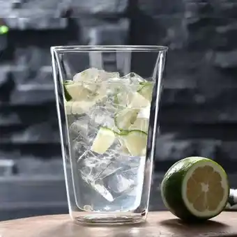 Kitchen Center Set 2 vasos vidrio doble pared 400 ml oferta