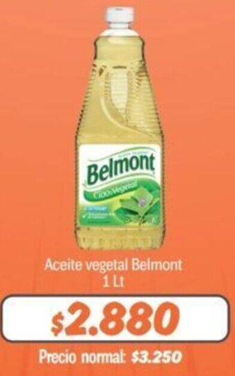 Mayorista 10 Aceite Vegetal Belmont 1L oferta