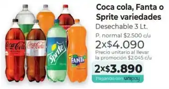 Mayorista 10 Coca Cola, Fanta o Sprite Variedades 2x3L oferta