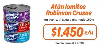 Mayorista 10 Robinson Crusoe Atún Lomitos 160g oferta