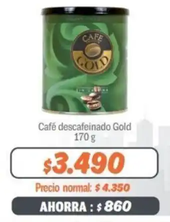 Mayorista 10 Café Descafeinado Gold 170g oferta