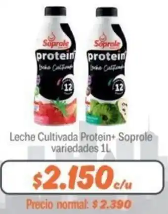 Mayorista 10 Leche Cultivada Protein + Soprole Variedad 1L oferta