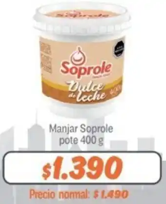 Mayorista 10 Manjar Soprole Pote 400g oferta
