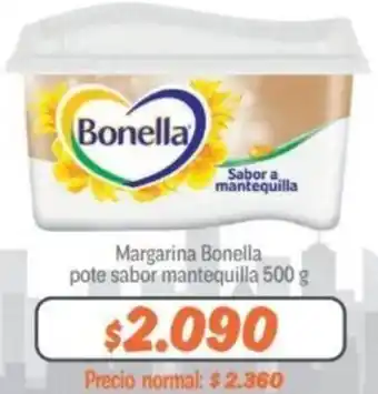 Mayorista 10 Margarina Bonella Pote Sabor Mantequilla 500g oferta
