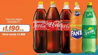 Mayorista 10 Coca Cola Original Retornable 2L oferta