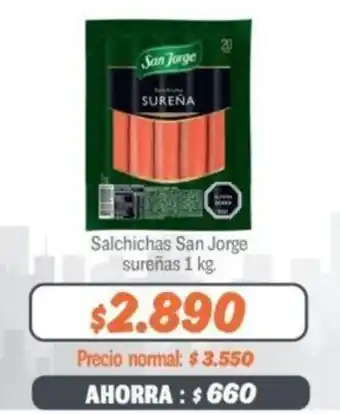 Mayorista 10 San Jorge Salsichas Sureñas 1kg oferta